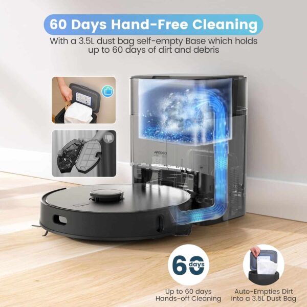 Airrobo Robot Vacuum and Mop Combo T20+ - Image 9