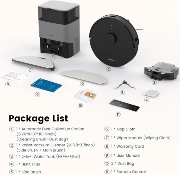 Airrobo Robot Vacuum and Mop Combo T20+ - Image 6