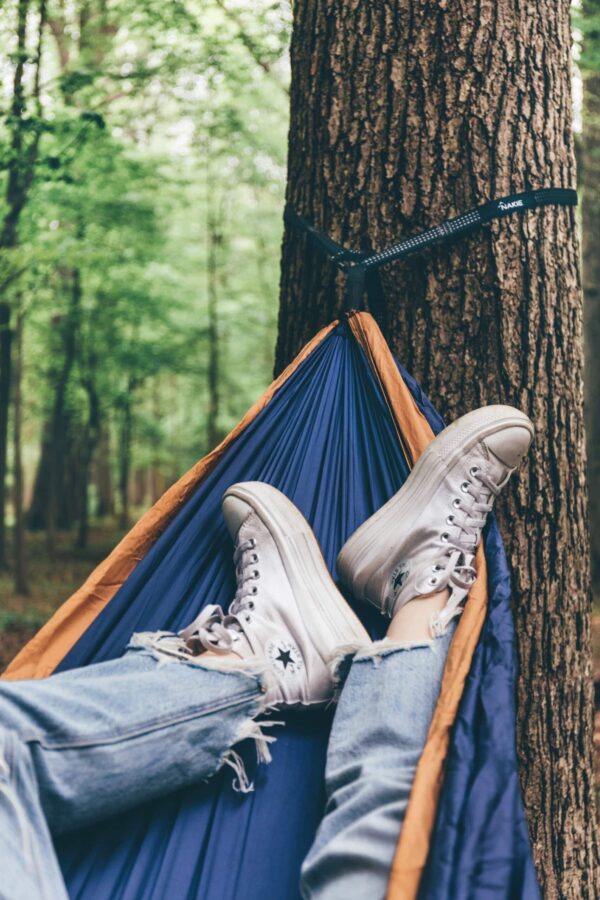 Recycled Hammock with Straps - Image 5
