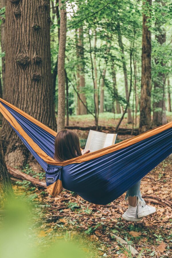 Recycled Hammock with Straps - Image 8