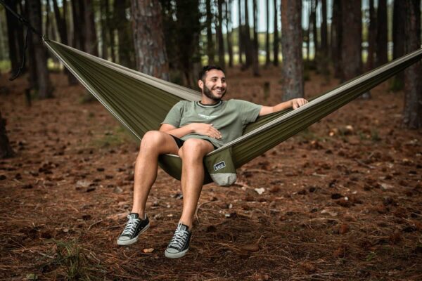 Recycled Hammock with Straps - Image 4